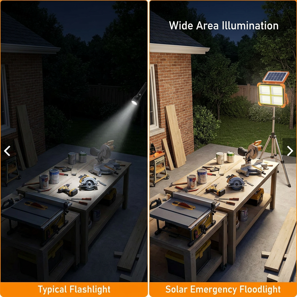 Solar Emergency Light & Power Bank