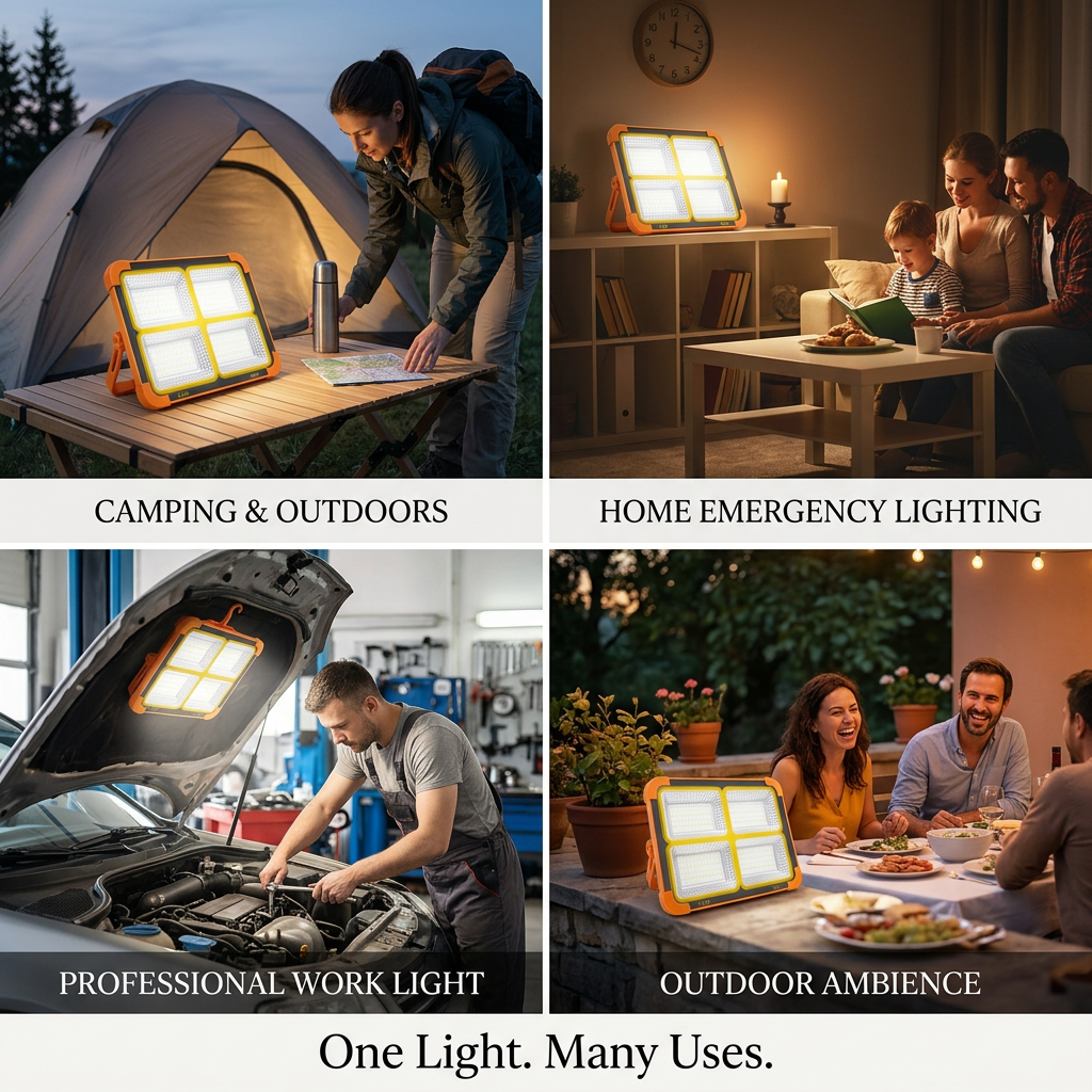 Solar Emergency Light & Power Bank