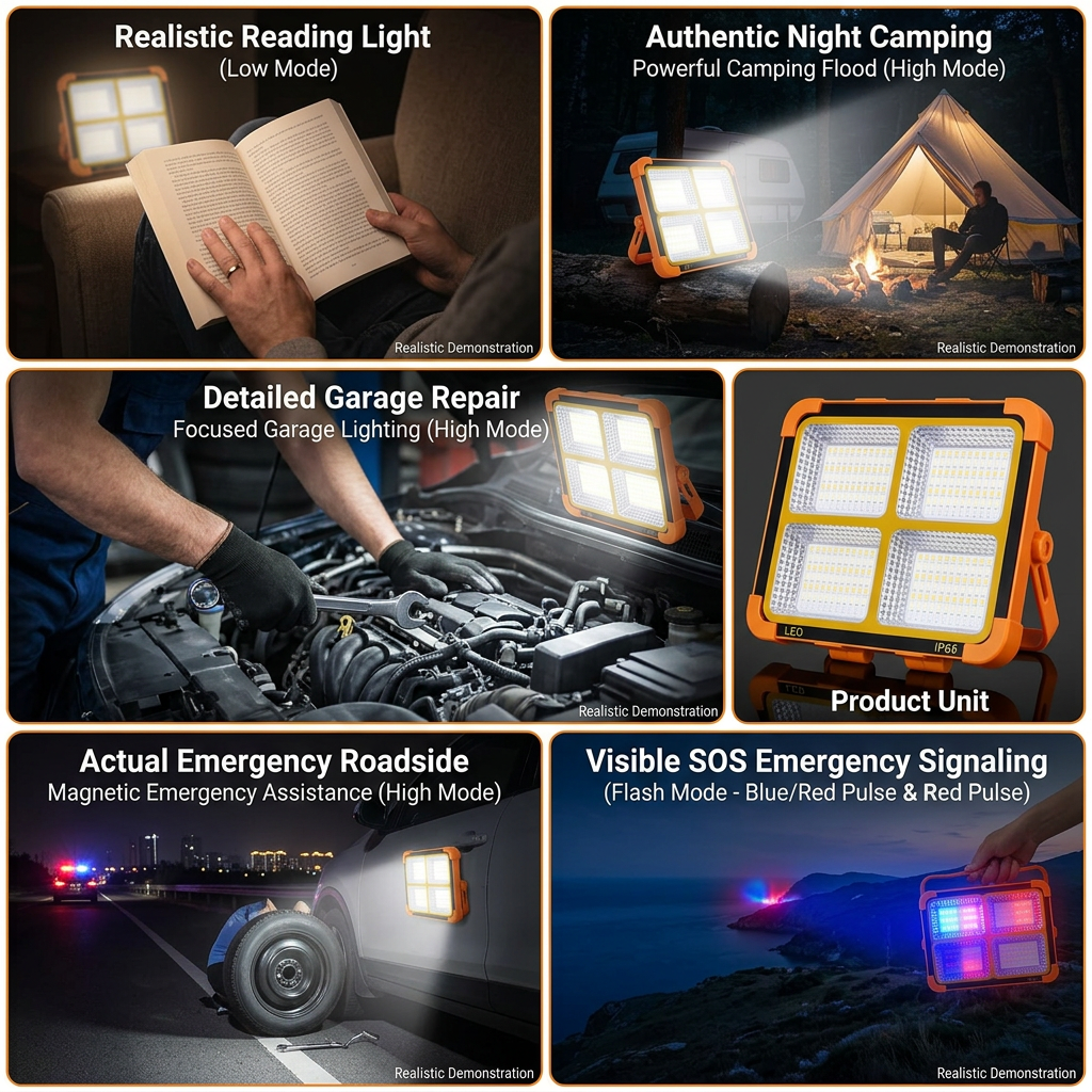 Solar Emergency Light & Power Bank
