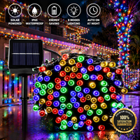 Cozy Solar Christmas Lights
